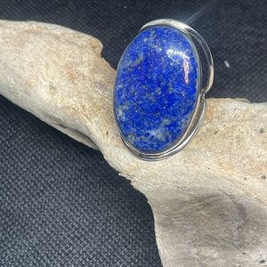 Sterling Silver Lapis Lazuli Ring